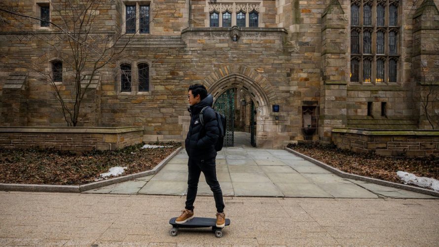 Nathan Chen’s Yale Juggling Act / The New York Times